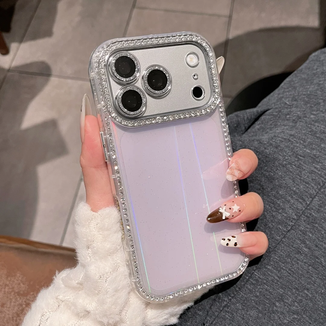 Luxury Bling Diamond-Studded Shockproof Glitter Phone Case