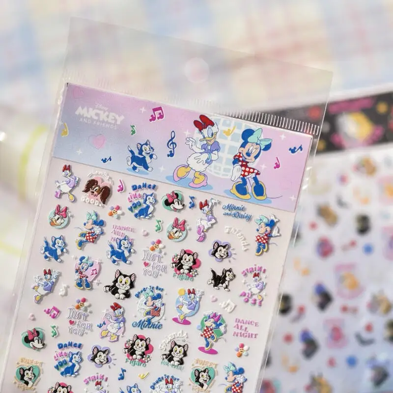 Stickers 3D Disney Minnie, Daisy, Figaro - Mickey & Friends