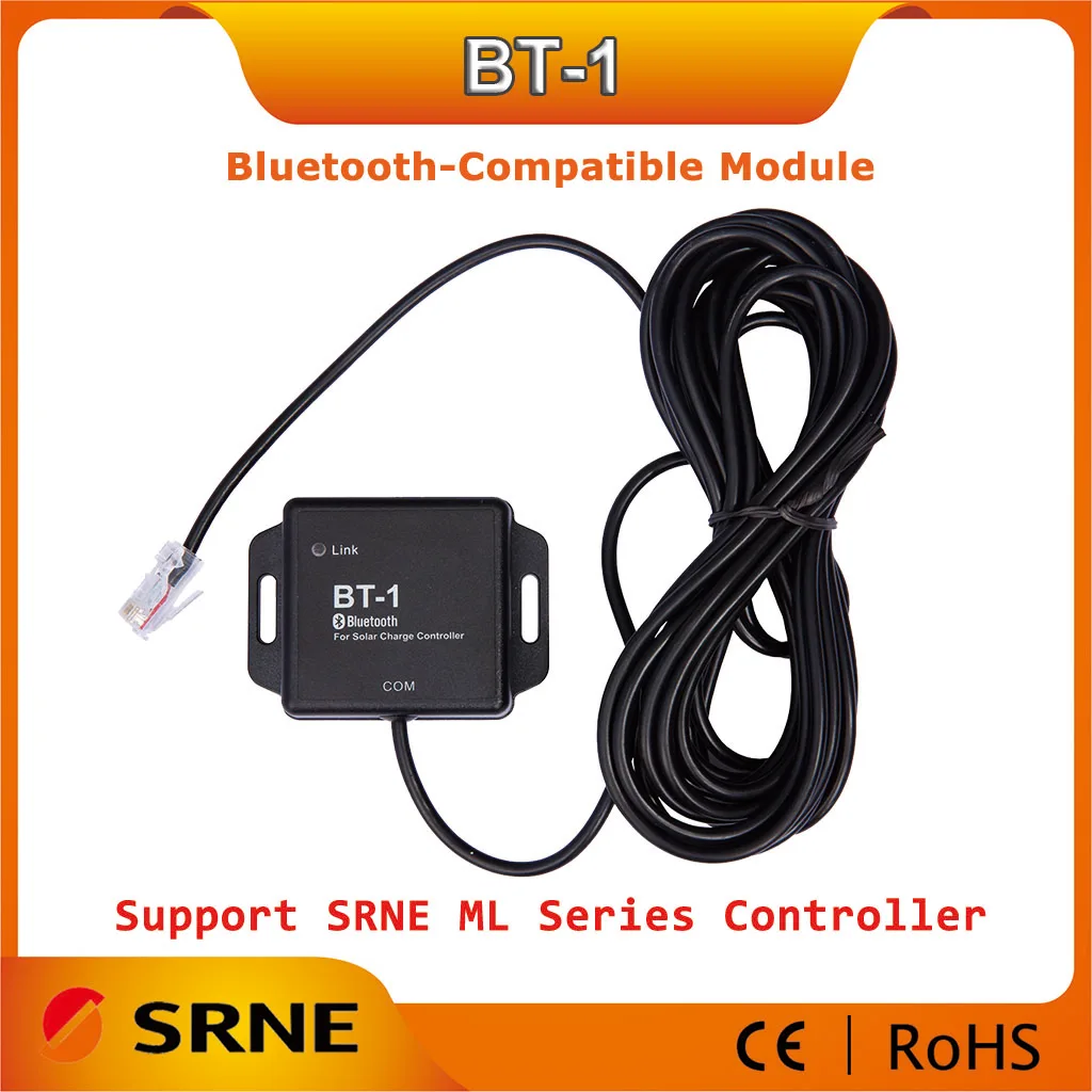 Srne Bt-1 Modulo Compatibile Bluetooth 5V-12V Per Controller Mppt Controller Serie Ml Monitor Wireless Ip67 Sistema Fotovoltaico Solare