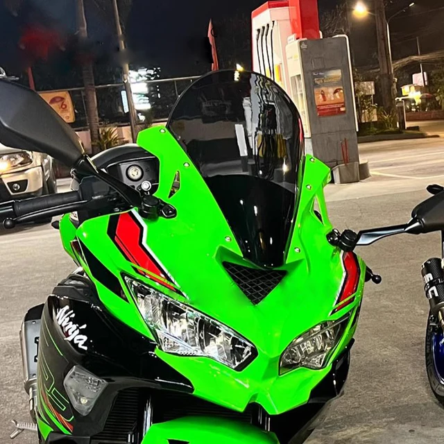 Puig Z-Racing Screen Windshield Green Kawasaki Ninja ZX-6R 2024 - 2025
