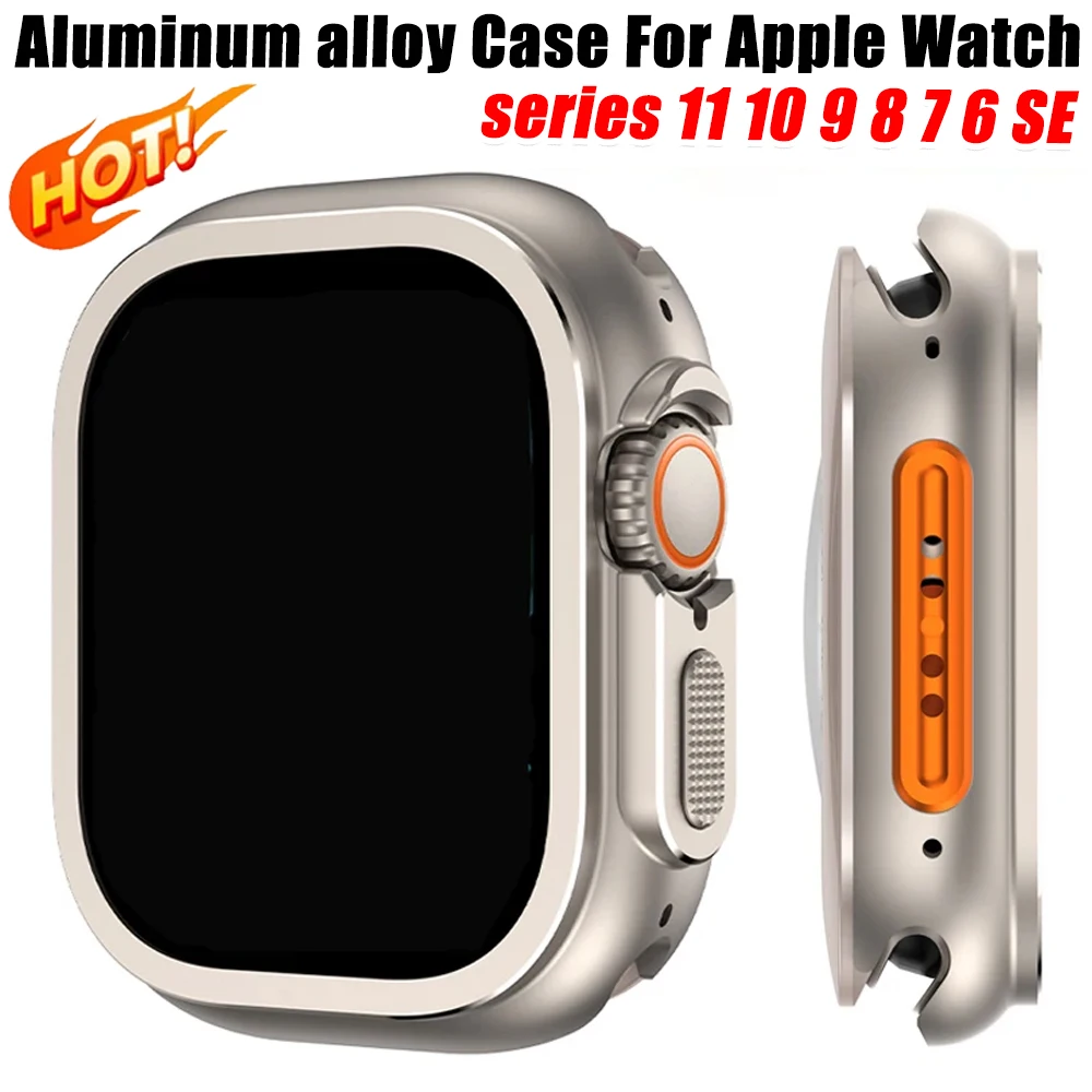 Aluminum Alloy Protective Metal Watch Case - Premium Protective Frame Shell