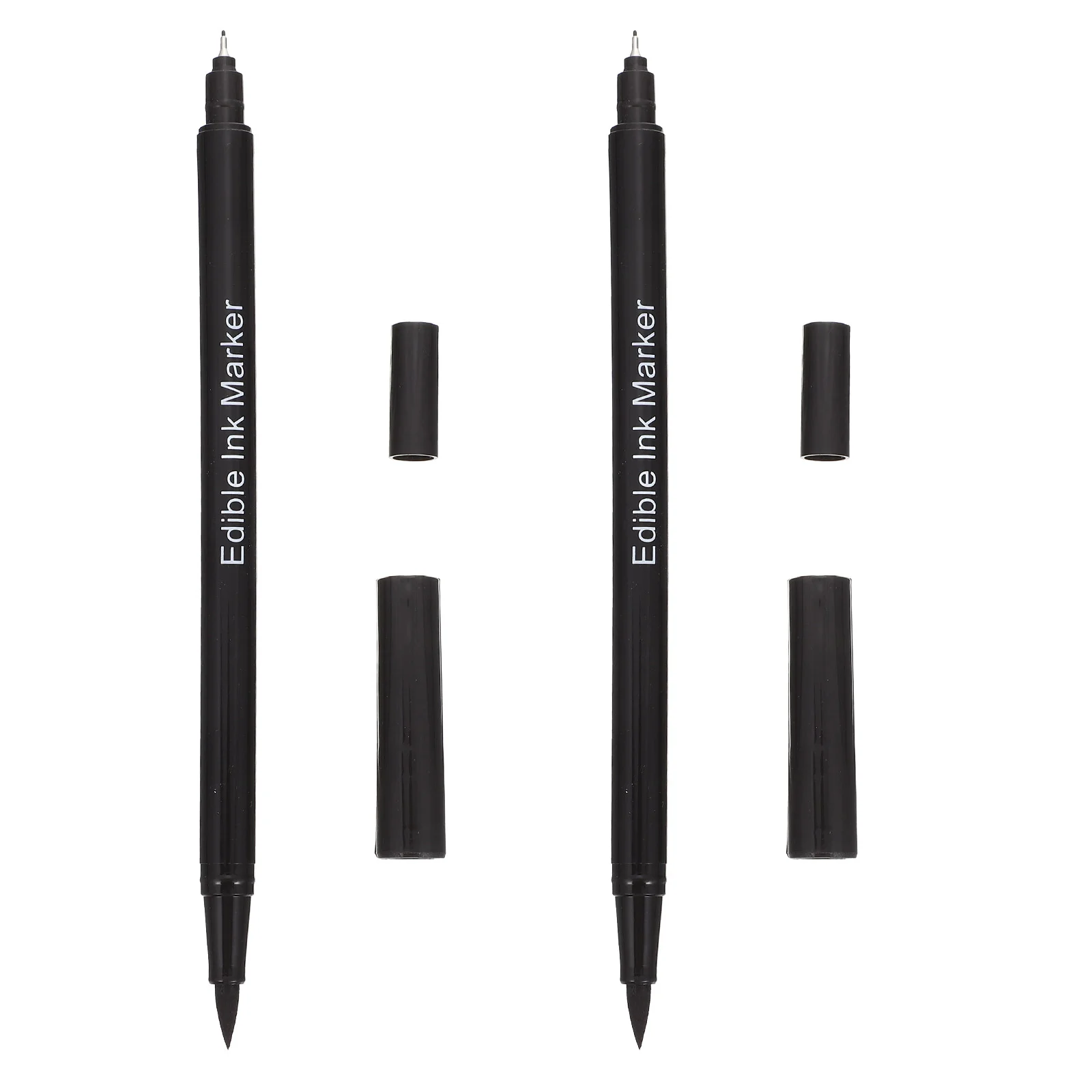 2 Pcs Fondant Baking Pen Edible Ink Marker Pens Marking Decorative Painting Markers for Cookie Decorating fondant baking pens