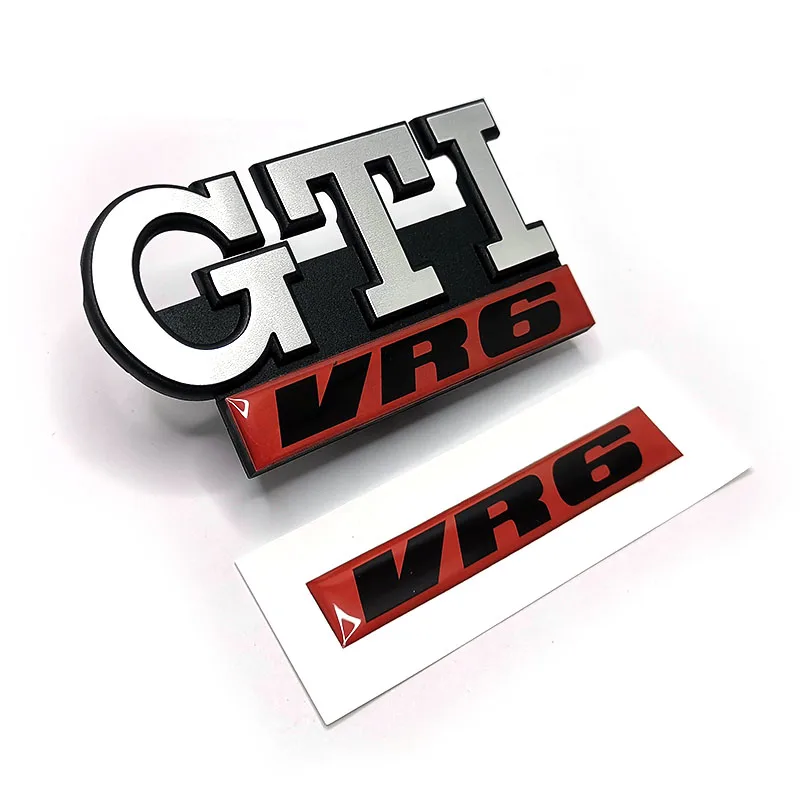 골프 II 엠블럼 네임 플레이트 PVC 8V VR6 R32 장식 자동차 스티커 도어 양면 배지 그릴 전면 엠블럼