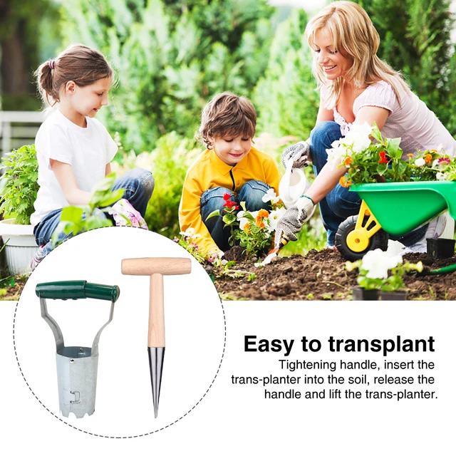 2Db Otthoni Pozsgás Növények Lyukú Lyukasztó Kézi Dibber Kerti Szerszám Bonsai Ültetési Transzplanter Készlet Zöldség Virág Hordozható - Image 5
