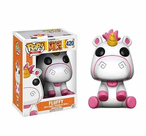 thumbnail image 5 of Funko Despicable Minions Me 3 Tourist Jerry Dave Unicorn Fluffy Kyle Agnes brinquedos Figura de acción Colección juguetes para niños, 5 of 5