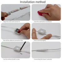 Outdoor Eaves LED light kit 16703IC(WS2812B) RGBIC 30 Pixels Addressable Led string Works With Alexa Google Home Assistant DC24V - Image 5