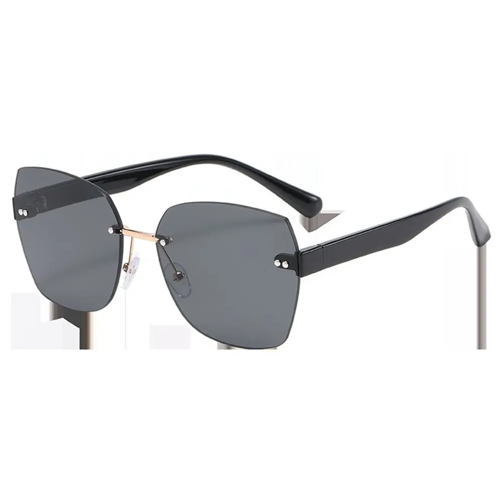  - 2022 New Vintage Ladies Eyeglasses Summer Women Shades Gradient Sunglasses Rimless Sunglasses Frameless Sun Glasses