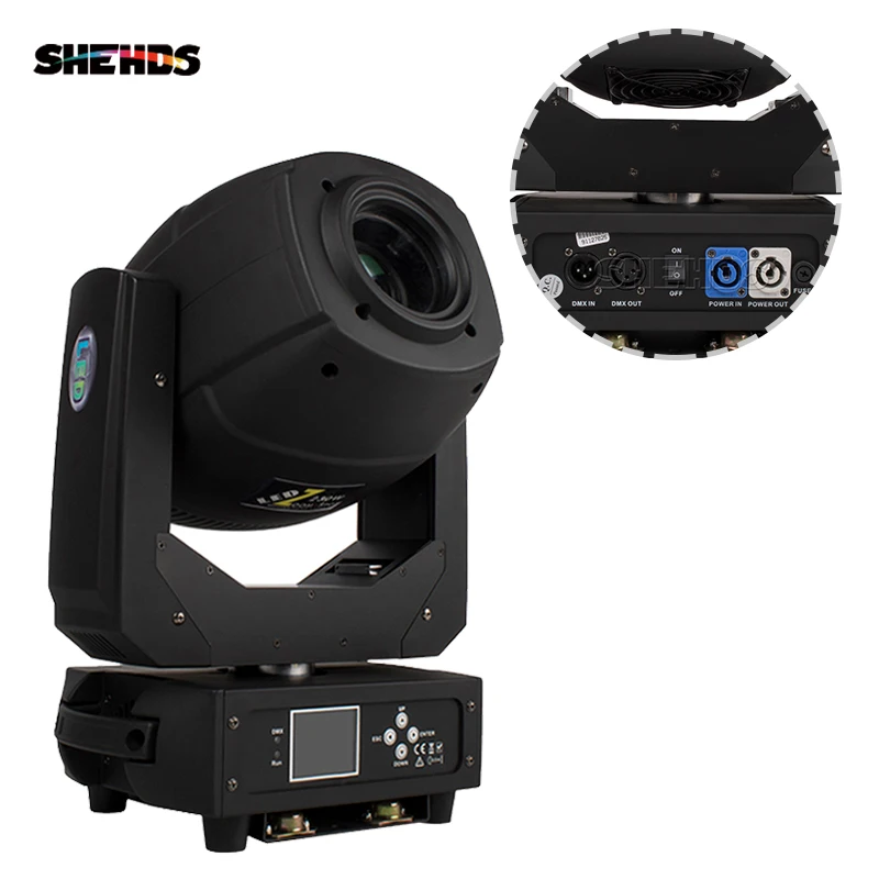 SHEHDS-Projecteur LED à Tête Mobile, Éclairage à Faisceau 275W, 10R/230W, 7R, 100W/160W/230W, pour DJ Chang, ixde Mariage et Bar