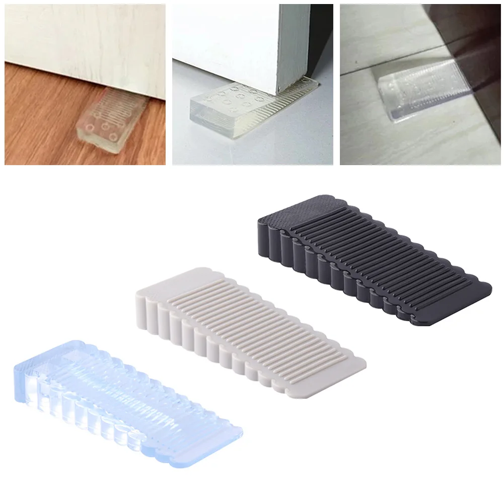 

Silicone Door Stop Block Wedge 95x40x14mm PU Rubber Doorstops Door Rear Retainer Anti-Collision Stopper Door Stop Stoppers Block