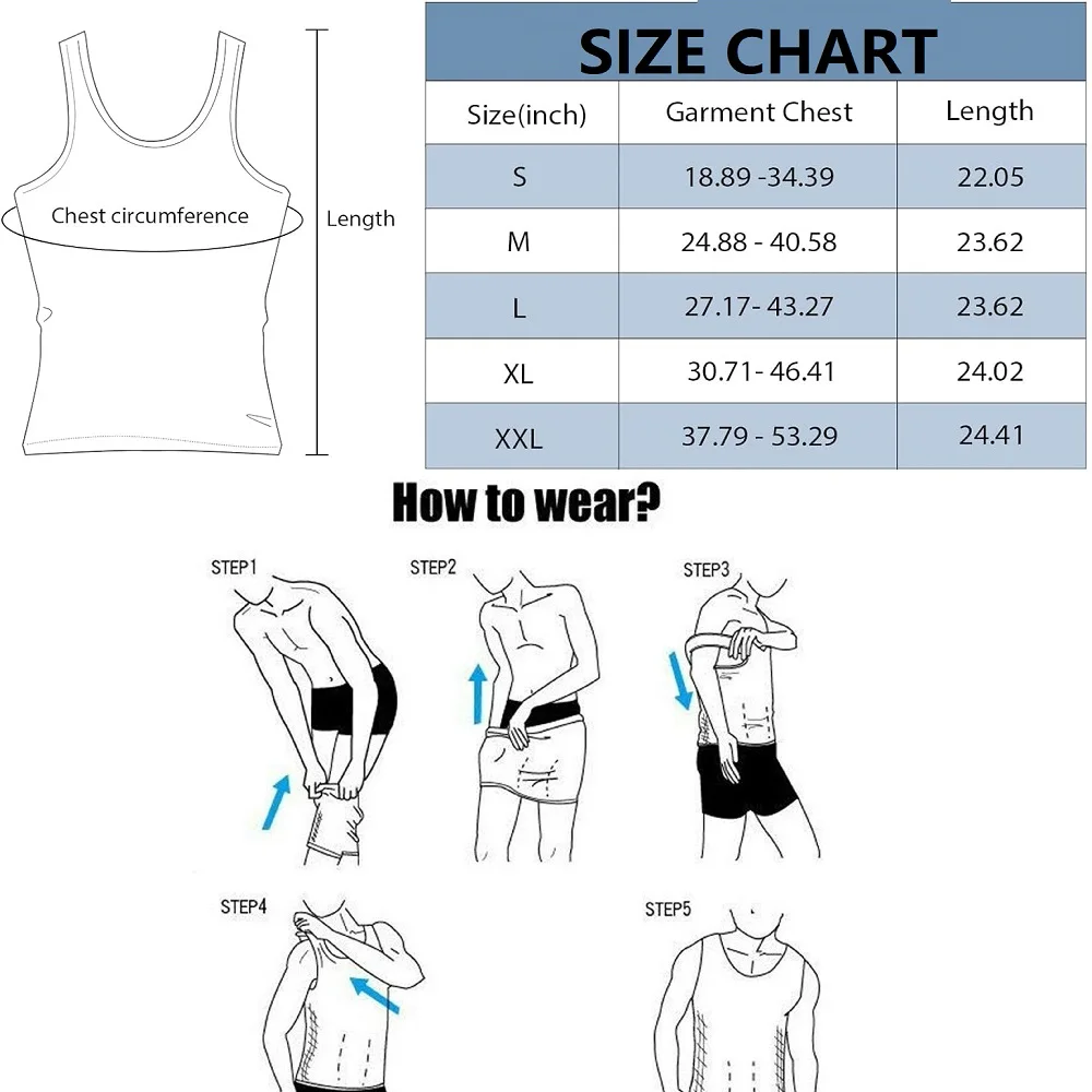 Men's Slimming Compression Tank Top Shaper Undershirt Men's Slimming Compression Tank Top Shaper Undershirt