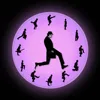 Silly Walks Comedian Funny Walking Novelty Wall Clock Watch Ministry of Comedy TV Series Home Decor Silent Clock For Bedroom 4