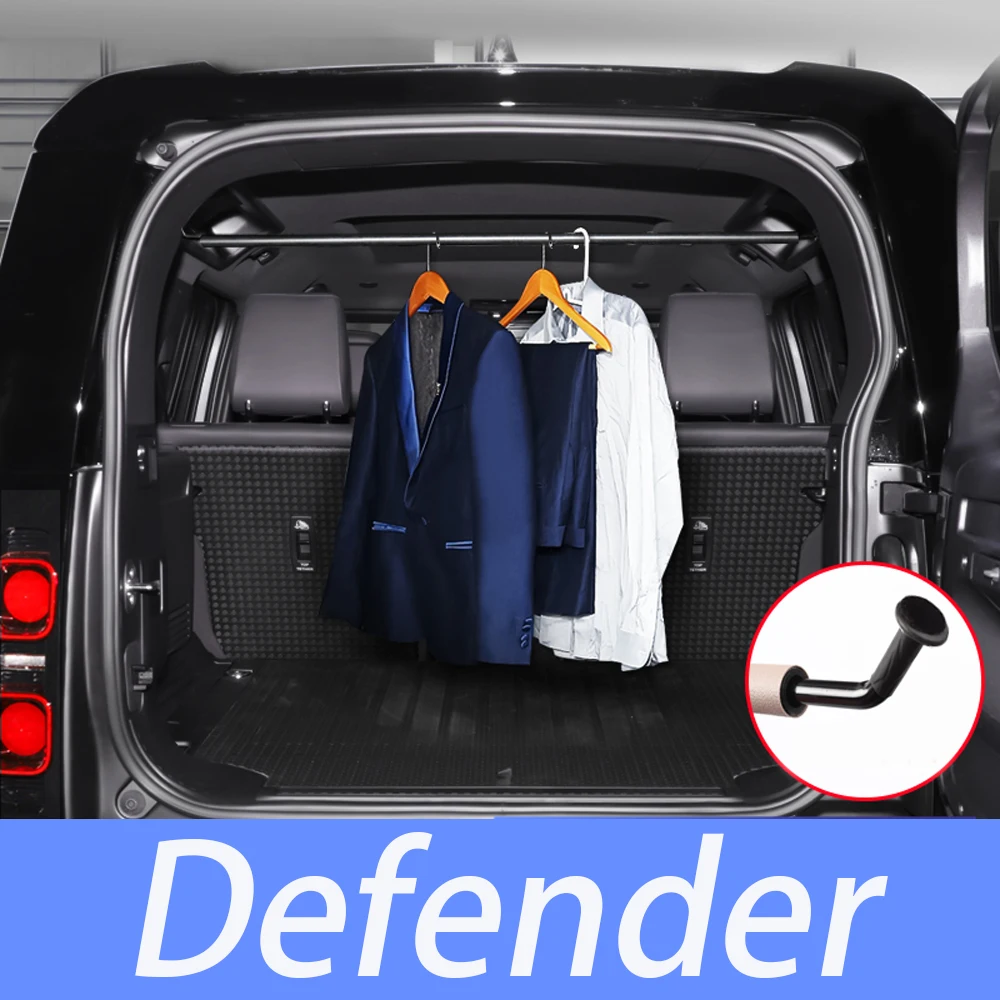 For Land Rover Defender 90110 trunk dedicated clothes hanger rod clothes hanger 20-24 Defender interior modification accessories