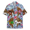 Cool 3d Print Monkey Orangutan Hawaiian Shirt For Men Summer Holiday Shirts Button Short Sleeve Street Beach Surf Aloha Shirt 1