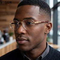 Lunettes de soleil carrées sans monture style punk pour hommes 2026 – Lunettes de soleil de luxe vintage sans cadre pour homme, monture petite, style hip-hop, pour l'extérieur 4
