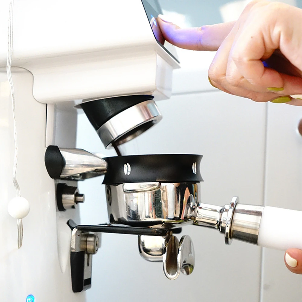 

Кольцо для дозирования кофе магнитное кольца для дозирования кофе металлическая дозирующая Воронка для 51 53 58 мм бесдничная портативная кухонная фурнитура