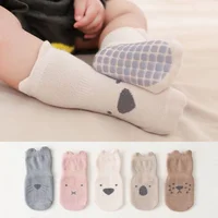 3 Pairs/Lot Cartoon Newborn Socks Children's Anti-slip Socks Spring and Autumn Cute Boy Cotton Baby Toddler Socks 1