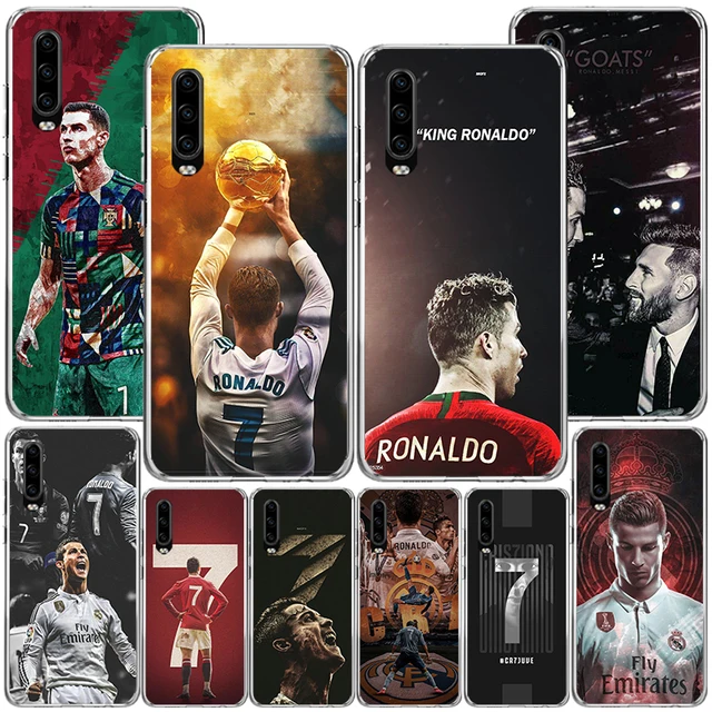 CR7 Football Star R-Ronaldo Phnoe Case for Huawei P30 P40 P20 P10 Lite P50 Mate 20 10 Pro P Smart Z 2019 2021 Unique Cover Coque