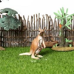Australian Wildlife Animal Figurines Set - Emu, Koala, Platypus, Kangaroo, Echidna, Tasmanian Devil (Kangaroo -1)