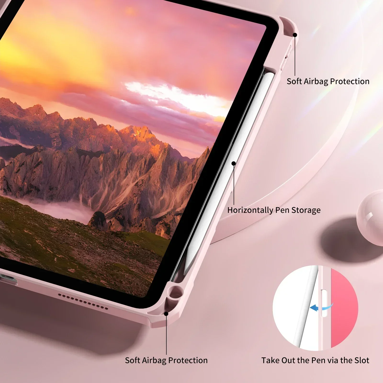 Premium HD Clear Acrylic Shockproof Tablet Case - 2025 Edition