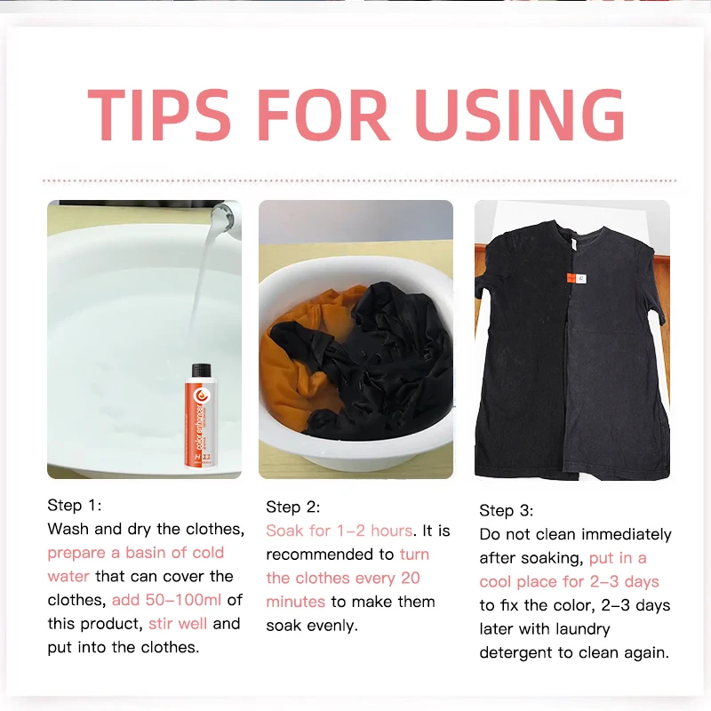Fabric Fading Restorer Repair Whitened Clothes Color Enhancer for Cotton Silk Shoes Fabric Dye Home JB-XPCS H11
