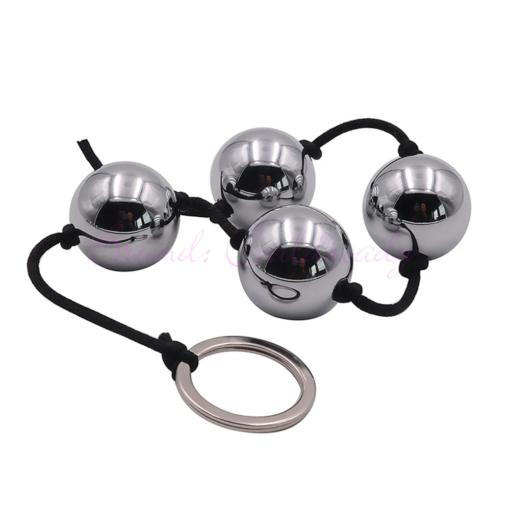 Erotic Weighted Vaginal Balls Geisha Kegel Exerciser Metal Ben Wa Ball Anal Beads Adult Sex Toys for Woman