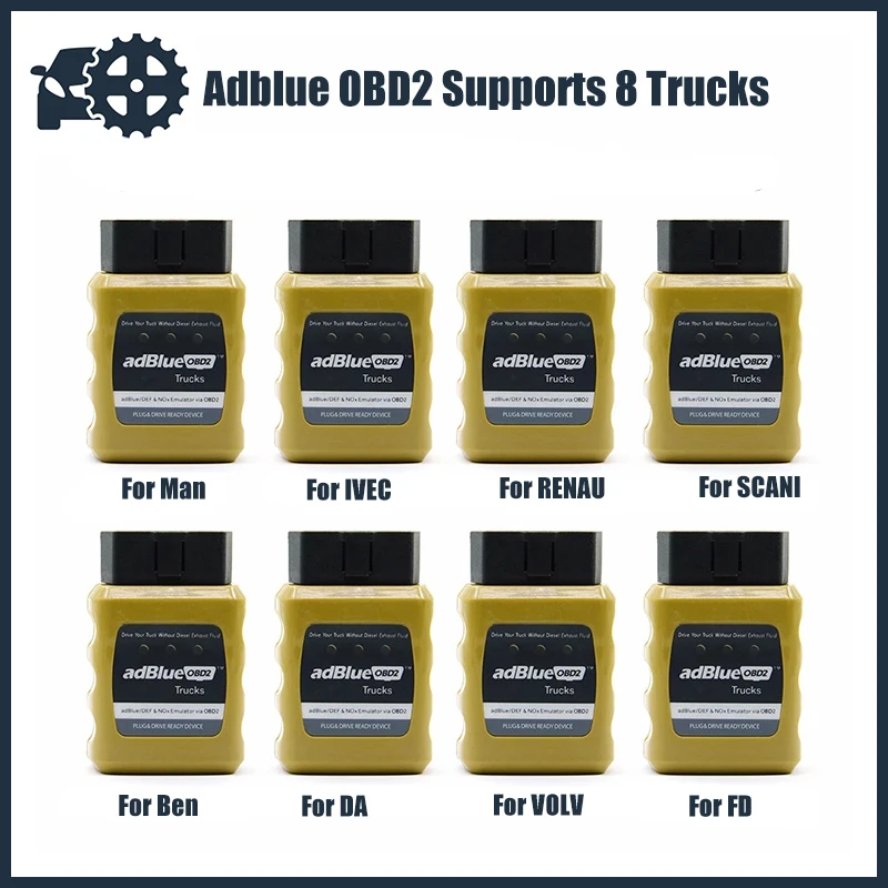 

2022 AdBlue Emulator EURO 4/5 OBD OBDII AdBlueOBD2 OBD2 NOx Ad blue Emulator for Scania for DAF for Renault for IVECO for Vo-lvo