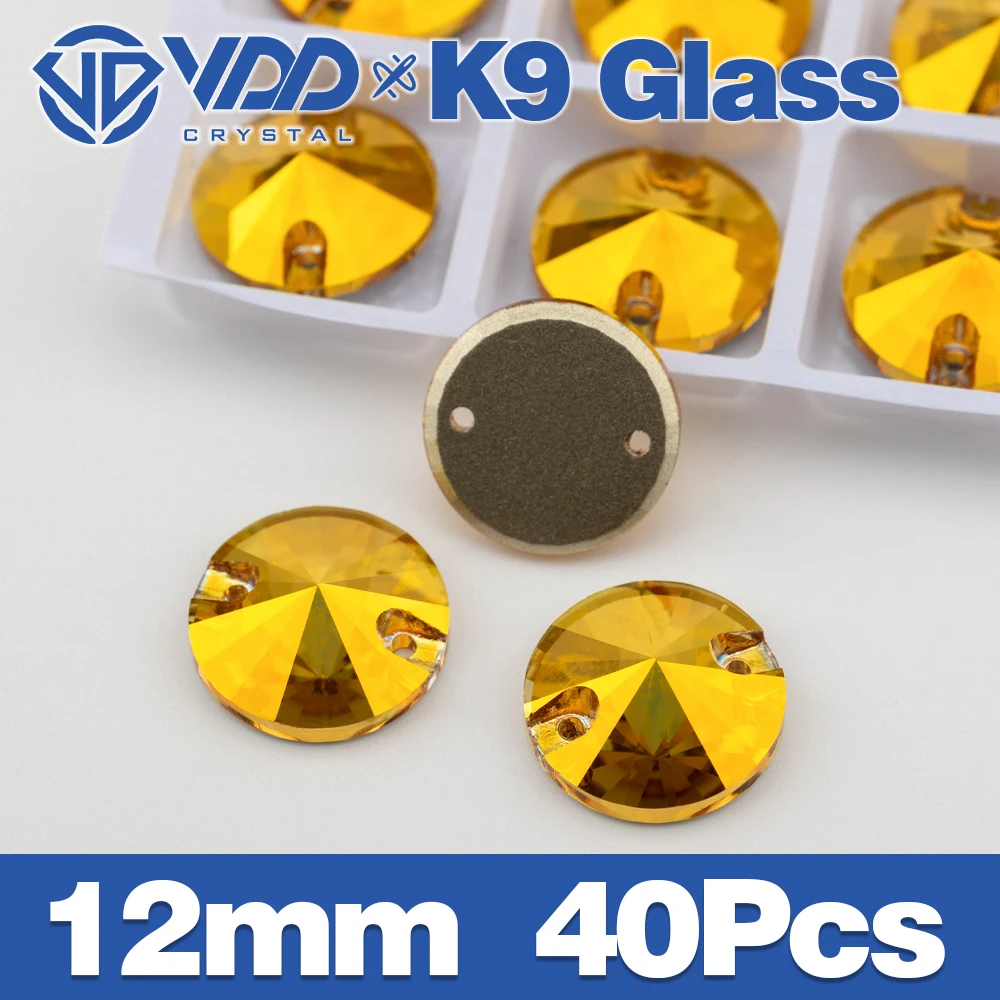 VDD S258 Sonnenschein Fase Top Qualität K9 Glas Nähen Auf Strass Kristall Nähen Flatback Für Kleidungsstück Kleidung Hochzeit Kleid – Detail 31