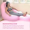 BBL Chair Inflatable Sofa Couch Lounge Bean Bag with Hole Ottoman for Surgery Pregnancy Relaxation Brazilian Butt Lift Recovery 3