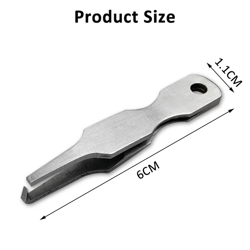 Multifunctional Fishing Line Tweezers Cutter Pliers Lure Ring Loop Opener Hook Eye Cleaner Fishing Line Pliers Tackle fishing tackle