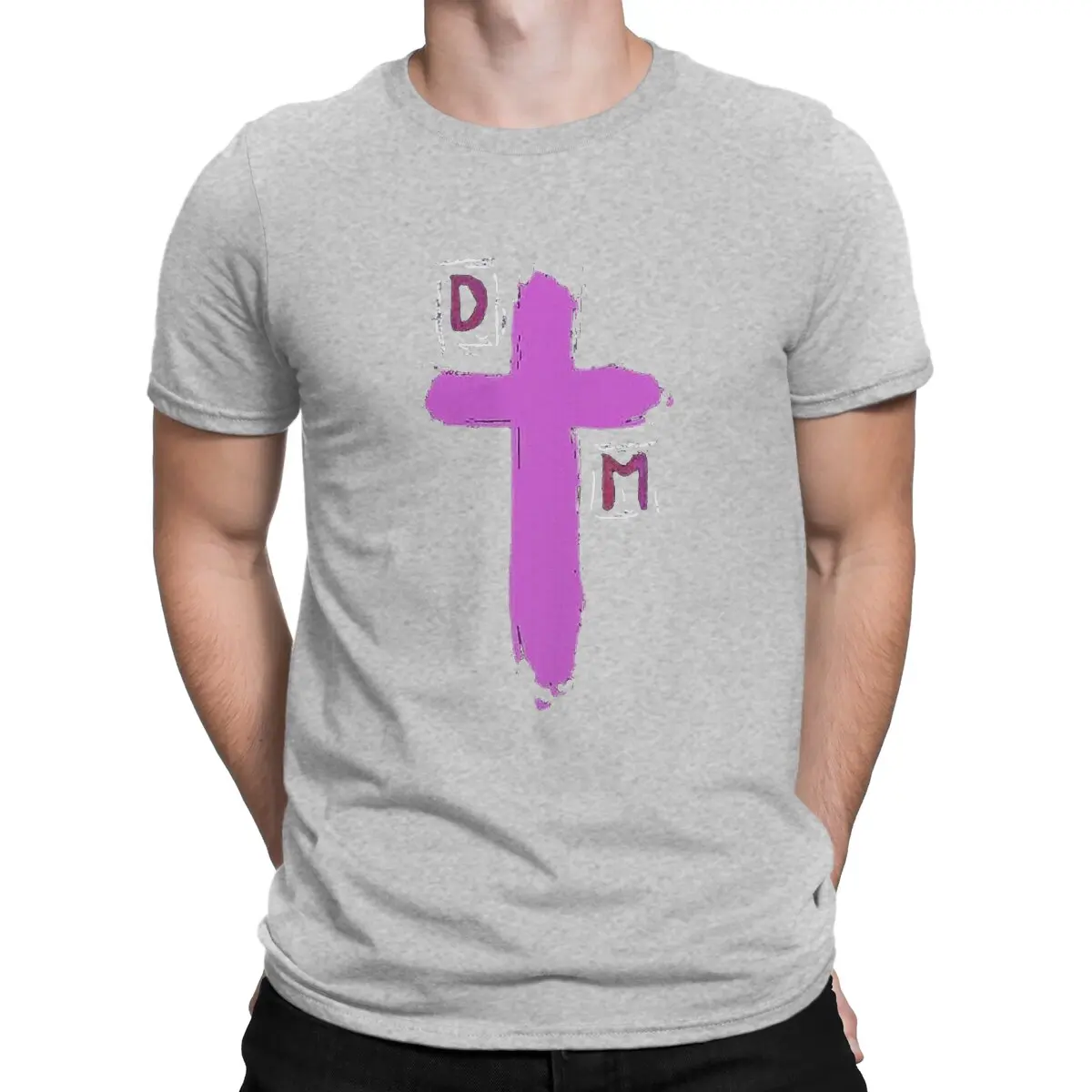 thumbnail image 1 of Camisetas Cross Men Depeche Cool Mode, camisetas novedosas de manga corta y cuello redondo, camisetas de algodón de verano, 1 of 7