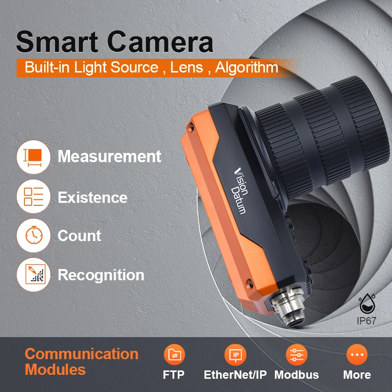 

Vision Datum ST Exceptional Image Resolution Monochrome and Color Models Amart Camera for Automate Error Detection