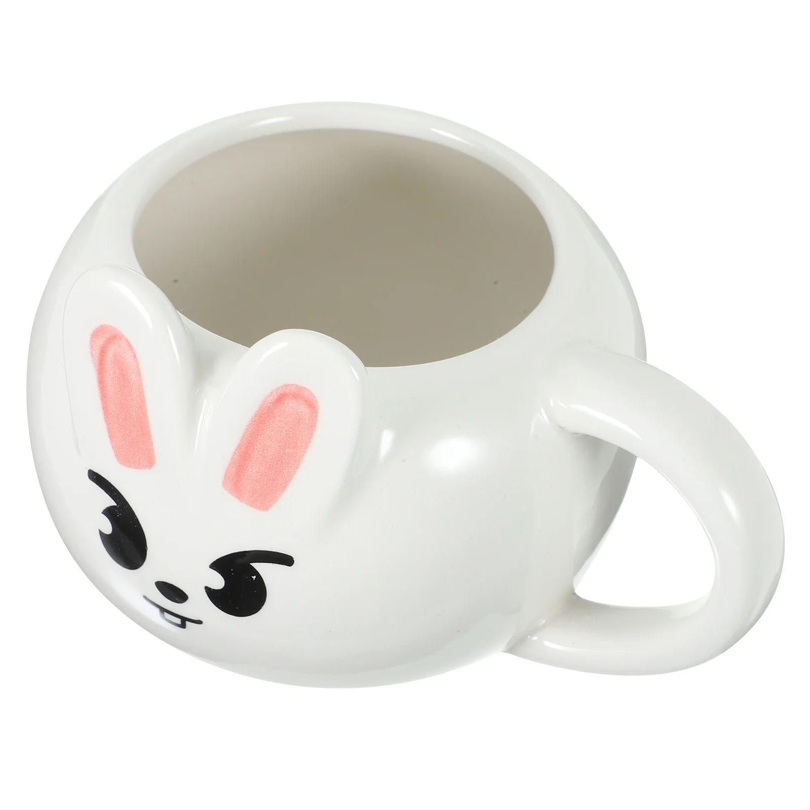 

Rabbit Mug Coffee Cup Ceramic Mugs Office Water Espresso Beverage Milk Cappuccino Container Household