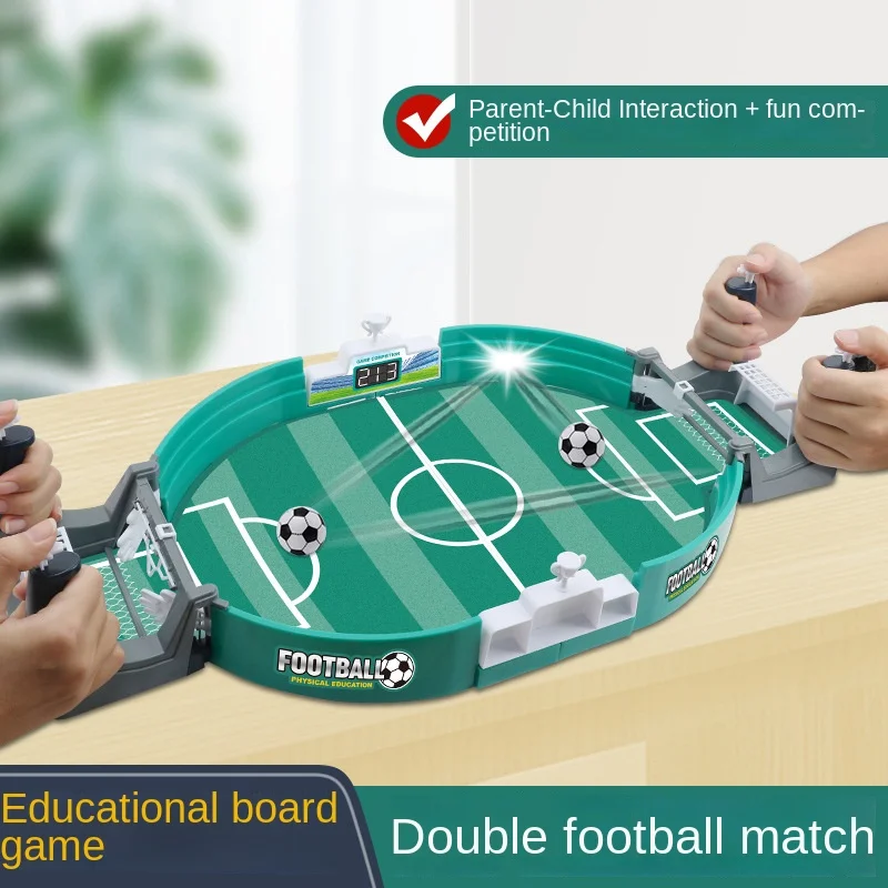 Children's Table Football Board Game With Ball Toy Boy Puzzle Double