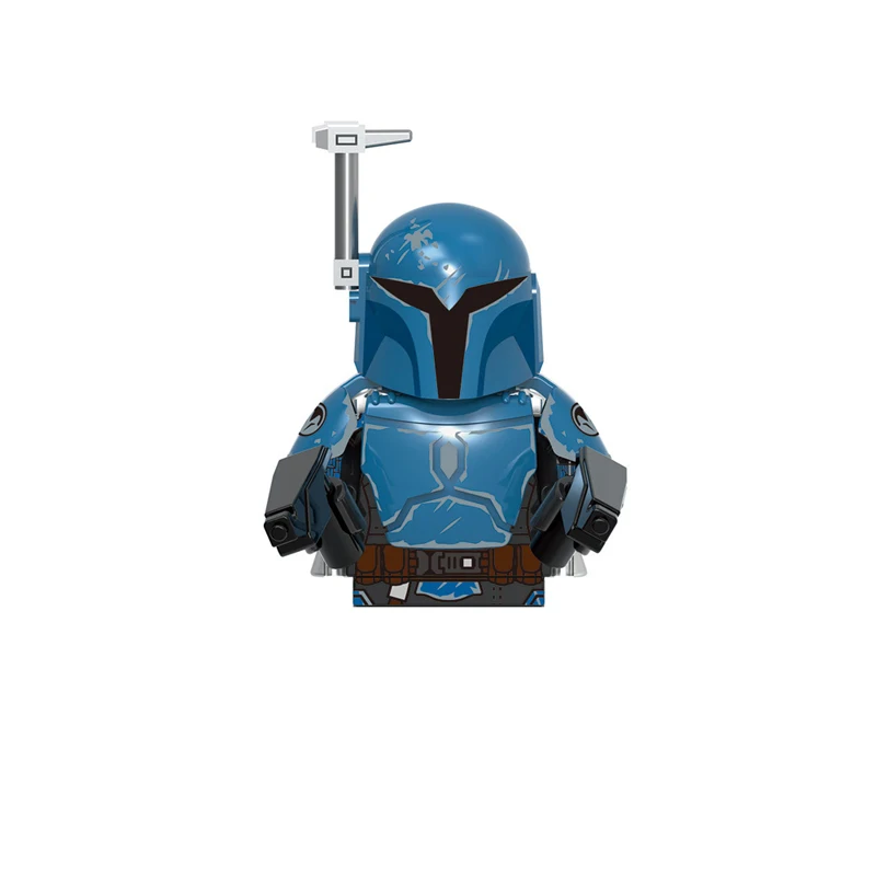 Din Djarin Building Blocks Jango Boba Fett Brick Koska Reeves Figure Luke Skywalker Mini Figurine Moff Scatola Cara Dune Kid Toy