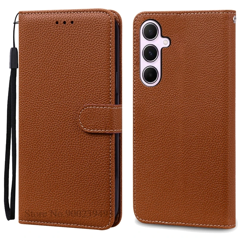 Leather Wallet Flip Case - Elegant Protection for Samsung Galaxy A37 5G