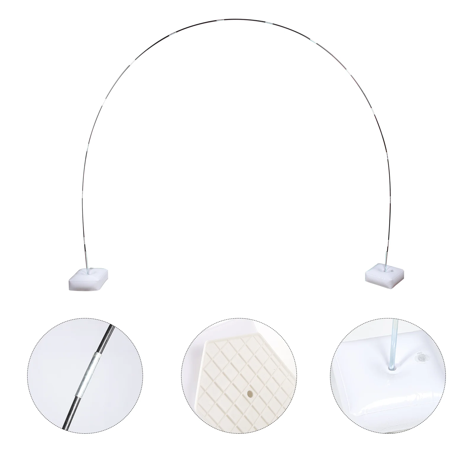 

Balloon Arch Stand Adjustable Balloon Arch Kit with Water Fillable Base Balloon Stand Support for Wedding Birthday Party Decor