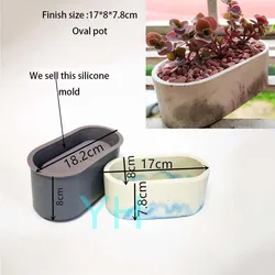 Versatile Round Silicone Mold for Crafting and Home Decor (Large oval mold)