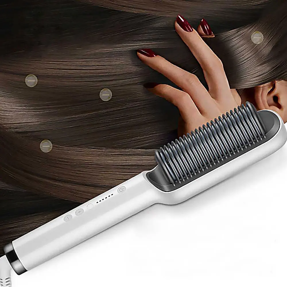 Hair Straightener Professional Quick Heated Electric Hot Comb Hair Straightener Personal Care Multifunctional Hairstyle Brush