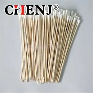 

Wholesale 100pcs 15mm Chemistry Lab Cotton Swabs Tools School Accessories Disposable Wood Stick Buds Tip For Medical Cure