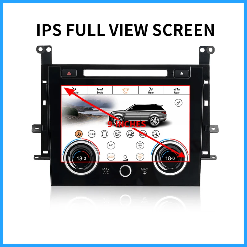 Range Rover Sport L494 (2014-2017) Climate Control Touch LCD Screen Upgrade (2 Styles) - Style 2 (10" Screen / No CD Drive) / Required