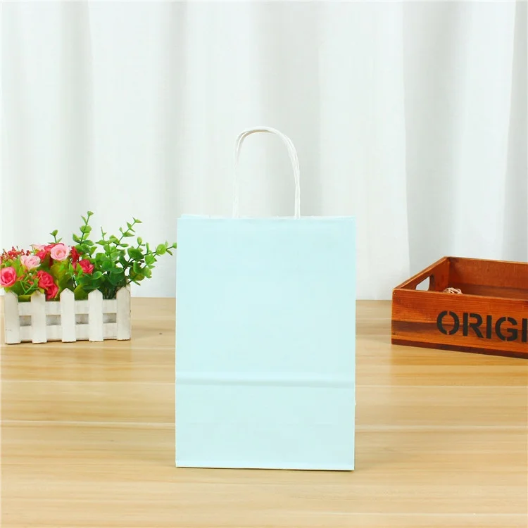 thumbnail image 1 of 10/30/50 piezas Bolsas de papel Bolsas de embalaje de regalo de dulces Decoración de fiesta de cumpleaños de Navidad para niños Suministros para baby shower Decoración de boda, 1 of 5
