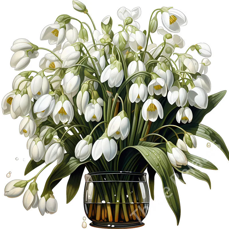 Tre Criceti Qcf288 Elegante Bianco Yucca Gloriosa Decorazione Della Casa Adesivi Murali Elettrodomestici Mobili Adesivi Resistenti Ai Graffi