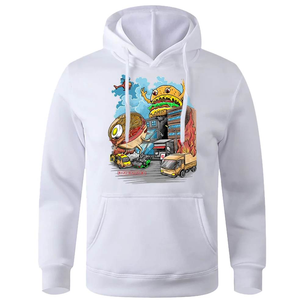 

Костюм спортивный мужской с принтом «Бургер Монстр против рамен»