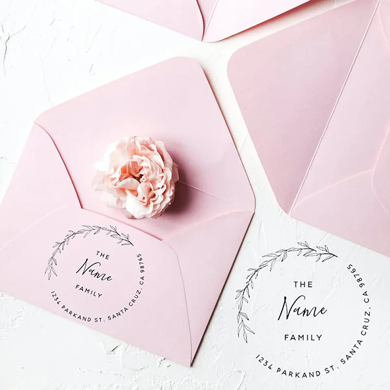 Customized Personalized Logo Self-Inking Stamp with Photosensitive Ink