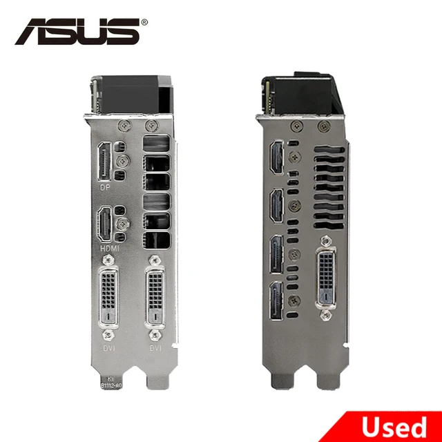 Used ASUS Graphics Cards AMD RX 580 8GB GDDR5 GPU Video Card 256Bit PCI Express 3.0 16X RX580 6