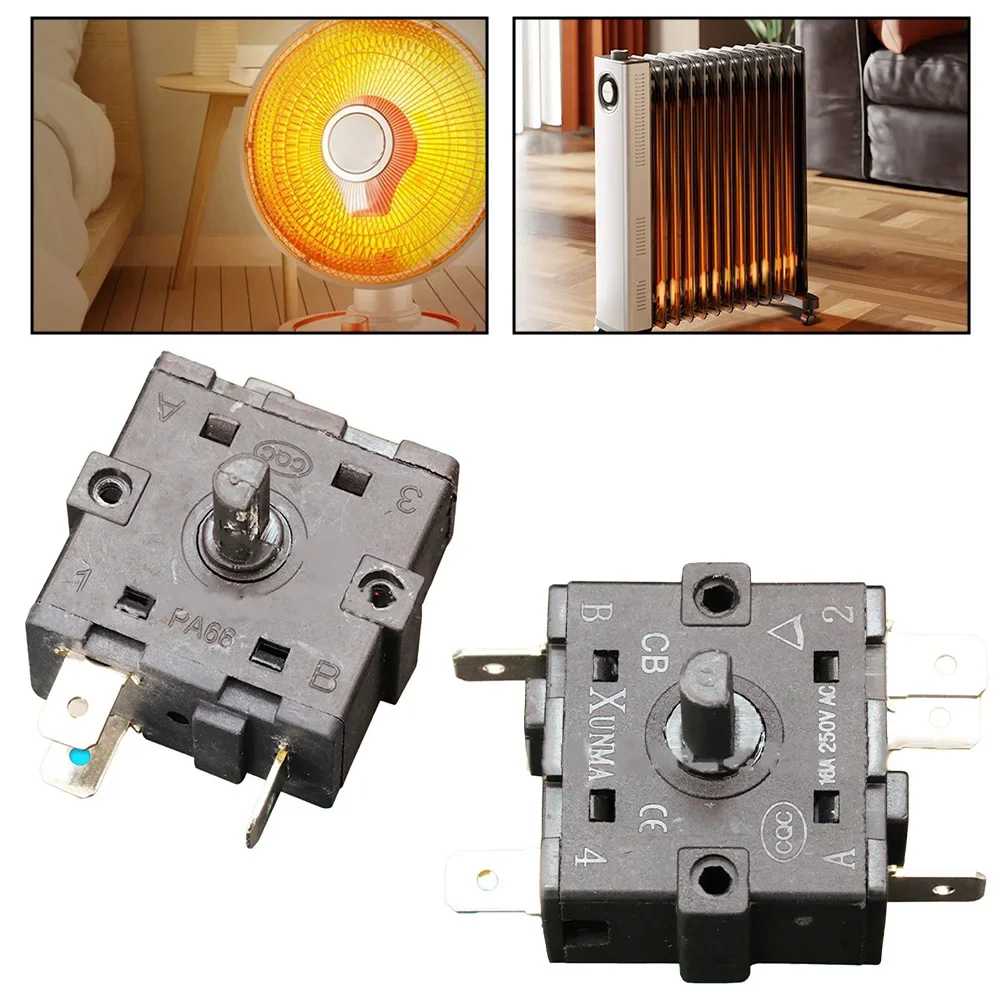 Electric Heater Gear Switch Stove Accessories 3-pin 5-pin Gear Adjustment Switch Electric Heater Timer Accessory
