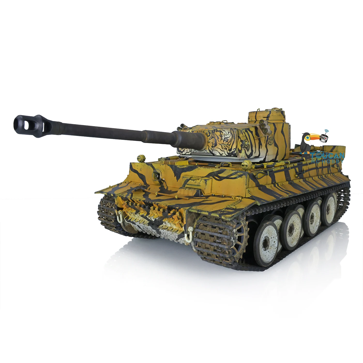 Henglong TK7.0 Tiger I RTR RC Tank 1:16 3818 FPV Camera Hand Painted Color Toys Gift Toys 6
