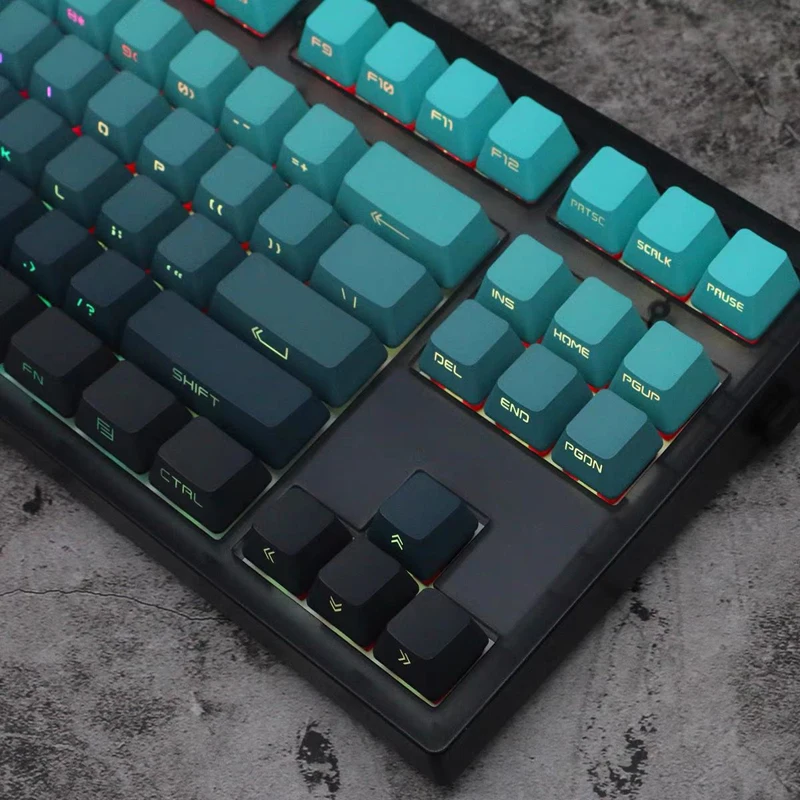 keycaps perfil oem double-shot chave tampão para