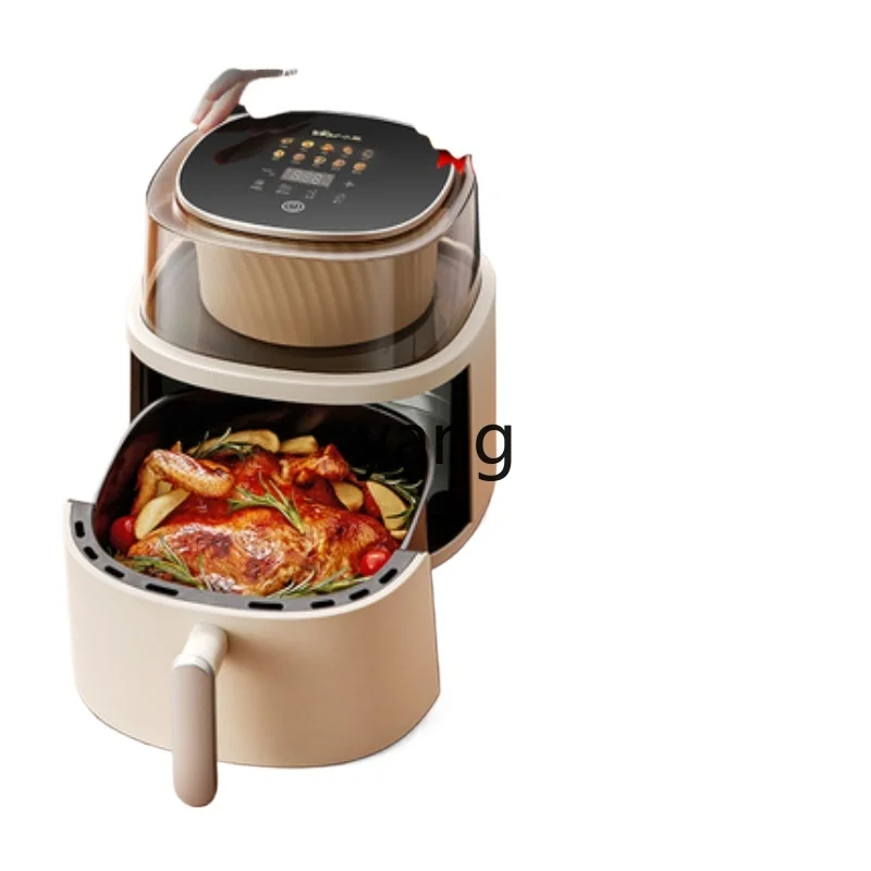 L'm'm Panoramic Visual Air Fryer Multi-Function Home Smart Oven Deep Frying Pan