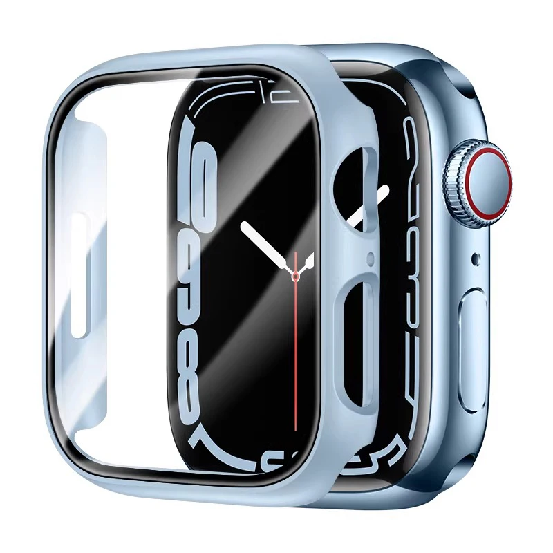Premium Protective PC Case with Tempered Glass Screen